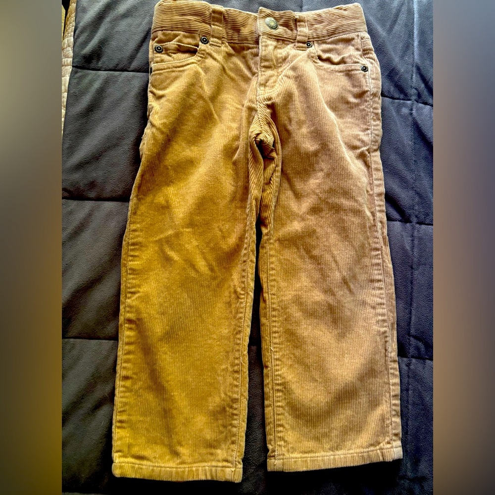Janie and Jack Boys 
Corduroy pants-  Brown/Size 3
